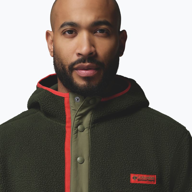 Мъжки поларен суитшърт Columbia Helvetia II Hoodie Greenscape 5