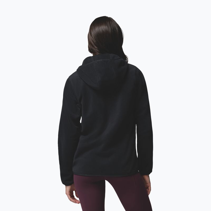 Дамски поларен суитшърт Columbia Pacific Arch 200 Hooded Full Zip Fleece Black 3