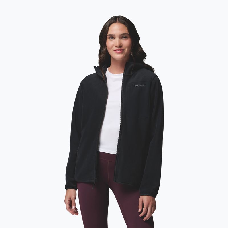 Дамски поларен суитшърт Columbia Pacific Arch 200 Hooded Full Zip Fleece Black 4