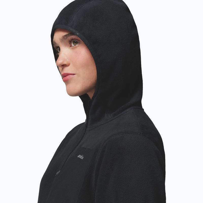 Дамски поларен суитшърт Columbia Pacific Arch 200 Hooded Full Zip Fleece Black 6