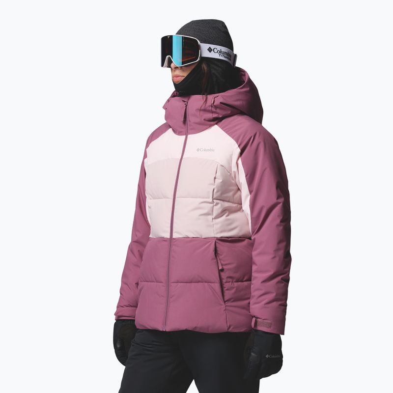 Дамско скиорско яке Columbia Ava Alpine Puffer antique mauve/powder pink/mineral pink 4
