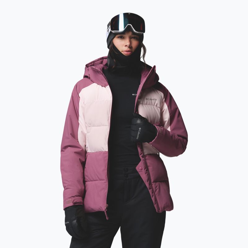 Дамско скиорско яке Columbia Ava Alpine Puffer antique mauve/powder pink/mineral pink 5