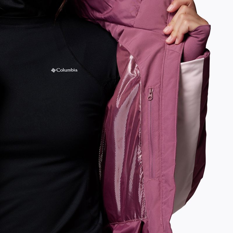 Дамско скиорско яке Columbia Ava Alpine Puffer antique mauve/powder pink/mineral pink 10