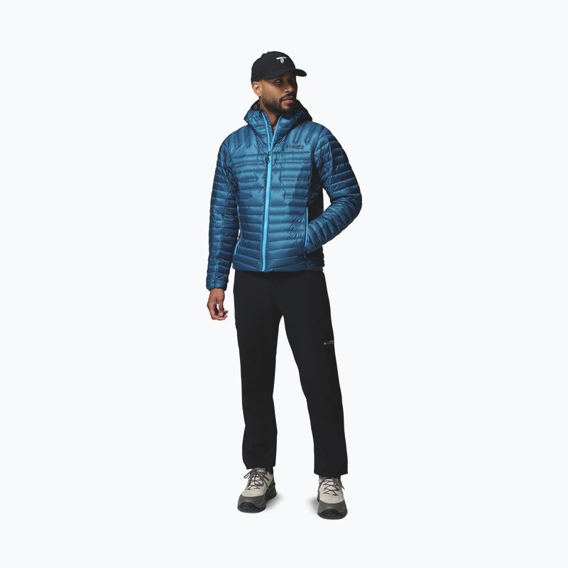Мъжко пухено яке Columbia Endevour Mountain Down Hooded phoenix blue 2