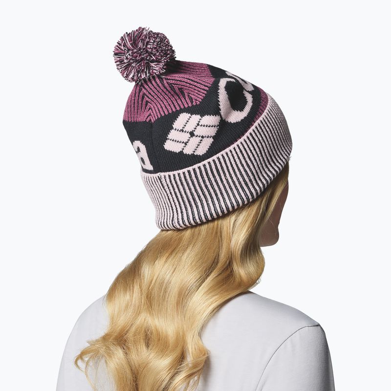 Зимна шапка Columbia Polar Powder III mineral pink/antique mauve, 7
