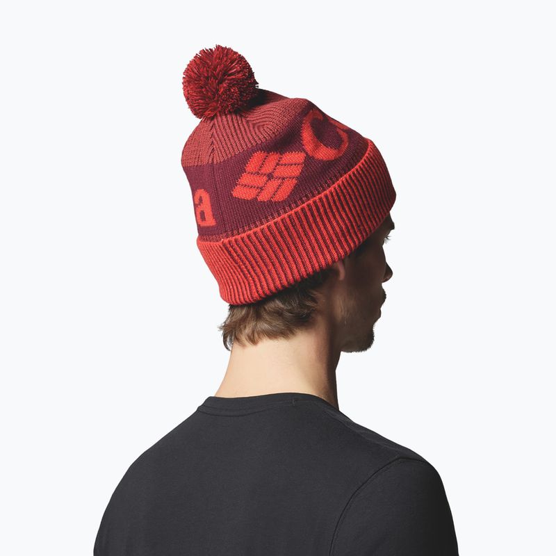 Зимна шапка Columbia Polar Powder III super sonic/red oxide/rich wine 5
