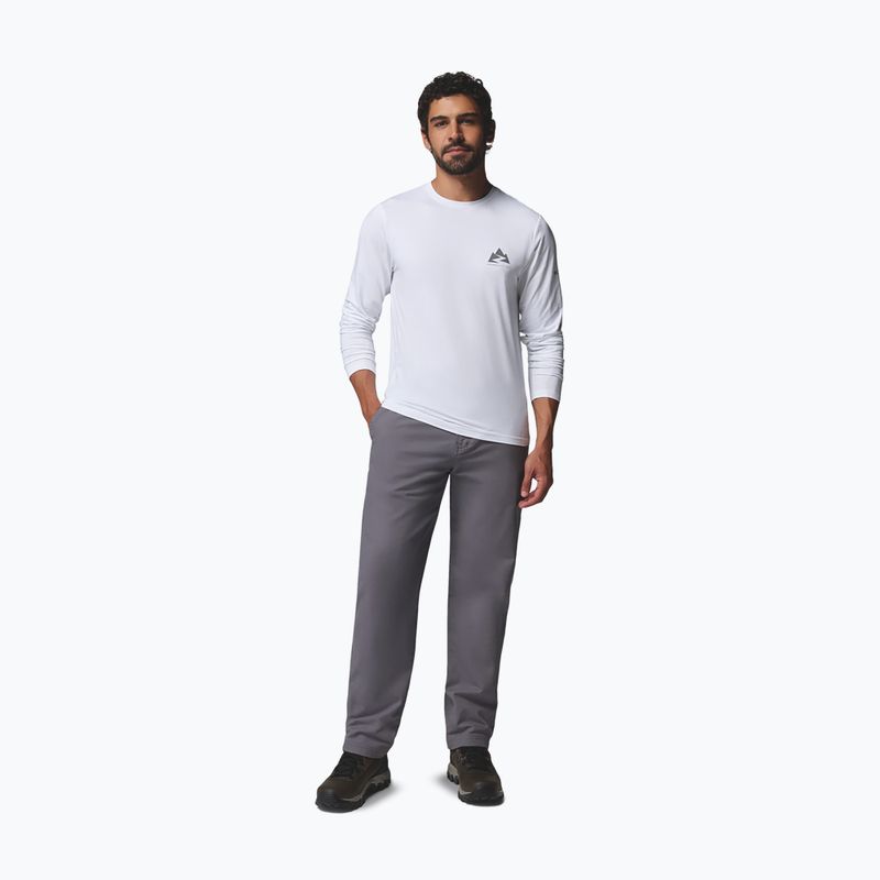 Мъжка блуза с дълъг ръкав  Columbia Parsons Point LS Graphic Tee white zigzag climb 2