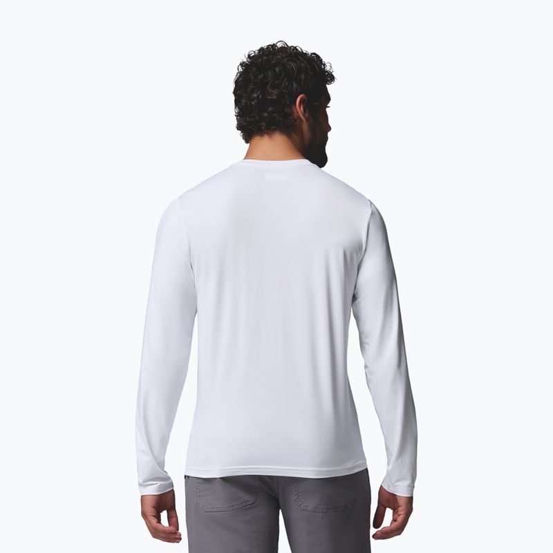 Мъжка блуза с дълъг ръкав  Columbia Parsons Point LS Graphic Tee white zigzag climb 3