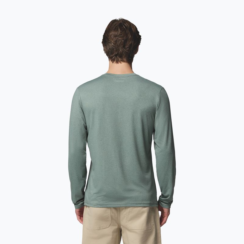 Мъжка блуза с дълъг ръкав  Columbia Parsons Point LS Graphic Tee sedona sage heather framed peakscape 3