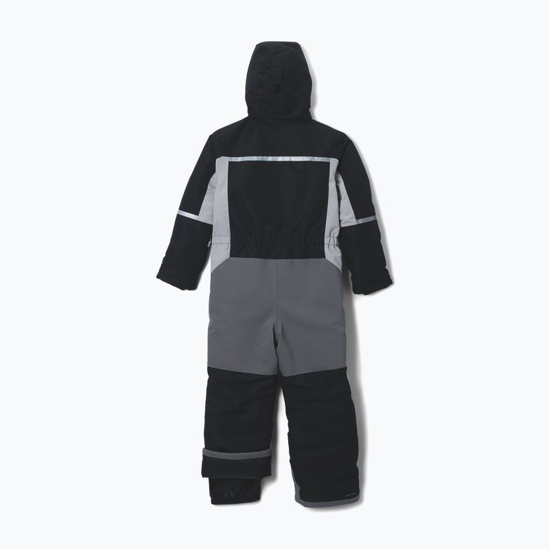 Детски скиорски гащеризон Columbia Buga IV SUIT black/city grey/columbia grey 2