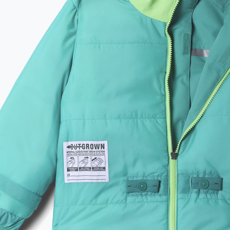 Детски скиорски гащеризон Columbia Buga IV SUIT teal/black 3