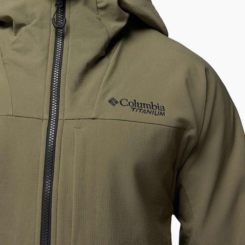 Мъжко софтшел яке Columbia Tennen Mountain Hooded Softshell stone green 10