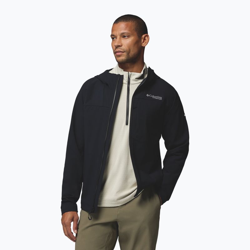 Мъжко софтшел яке Columbia Tennen Mountain Hooded Softshell black 4