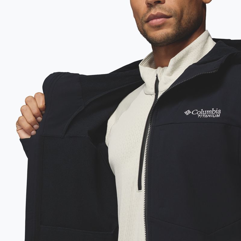 Мъжко софтшел яке Columbia Tennen Mountain Hooded Softshell black 9