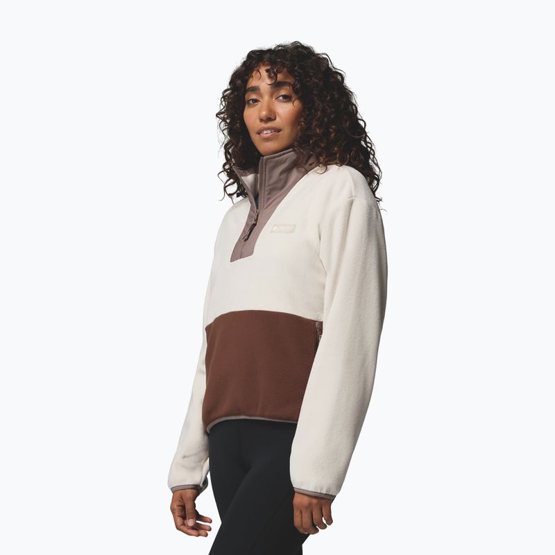 Дамски поларен суитшърт Columbia Sequoia Grove II Half Zip Fleece dark stone/tobacco/iron 4