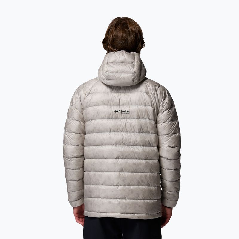 Мъжко пухено яке Columbia Arctic Crest Down Hooded flint grey 3