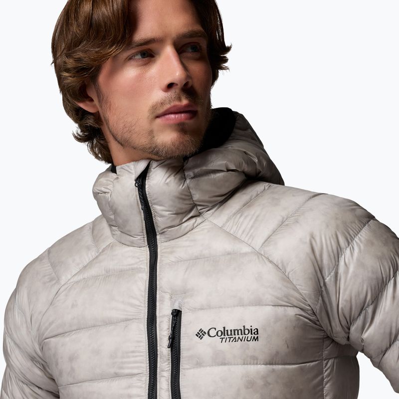 Мъжко пухено яке Columbia Arctic Crest Down Hooded flint grey 6