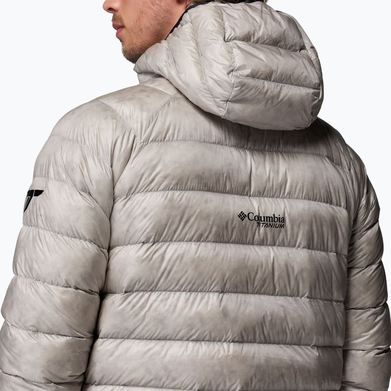 Мъжко пухено яке Columbia Arctic Crest Down Hooded flint grey 8