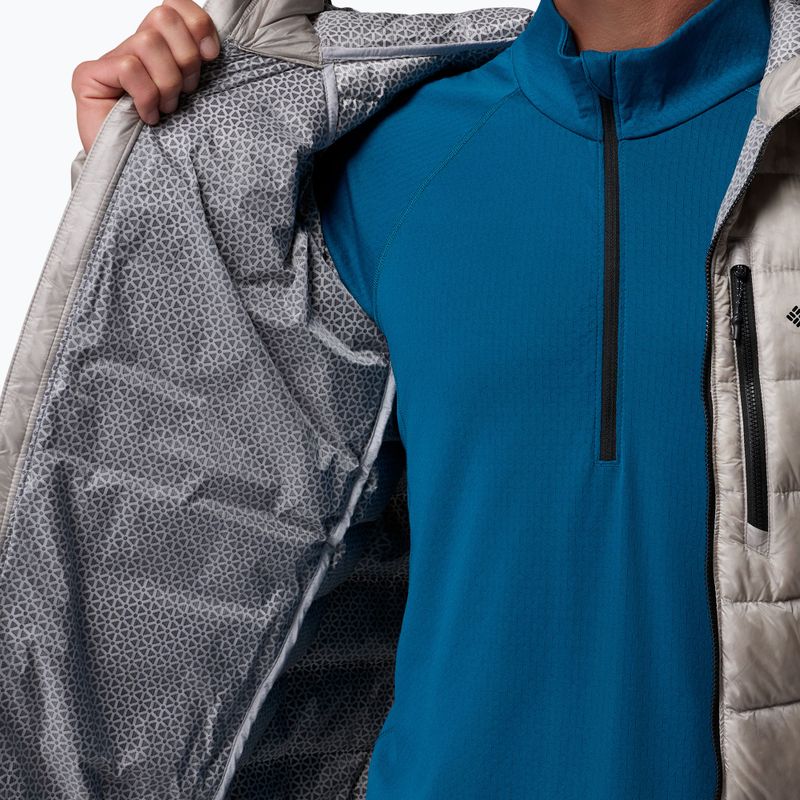Мъжко пухено яке Columbia Arctic Crest Down Hooded flint grey 9