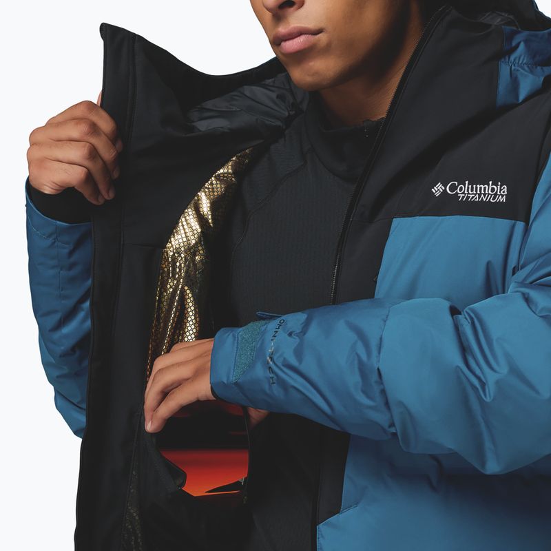 Мъжко скиорско яке Columbia Glacier Ridge Down phoenix blue/black 9