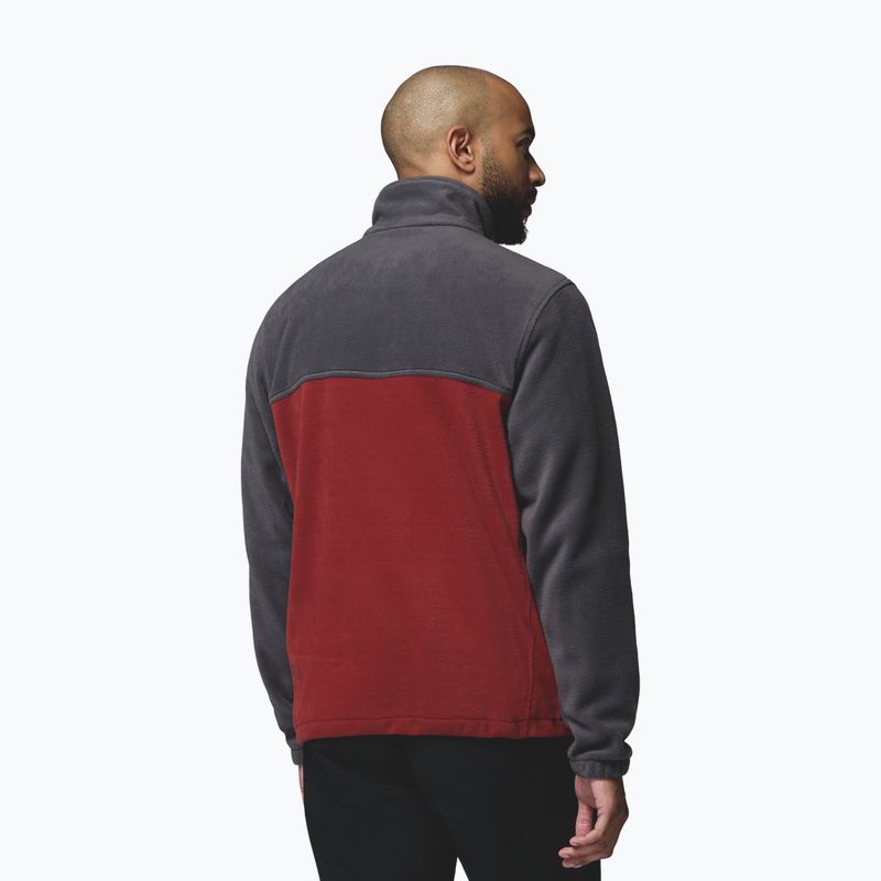 Мъжки поларен суитшърт Columbia Steens Mountain Full Zip 2.0 Shark/Red Oxide 3
