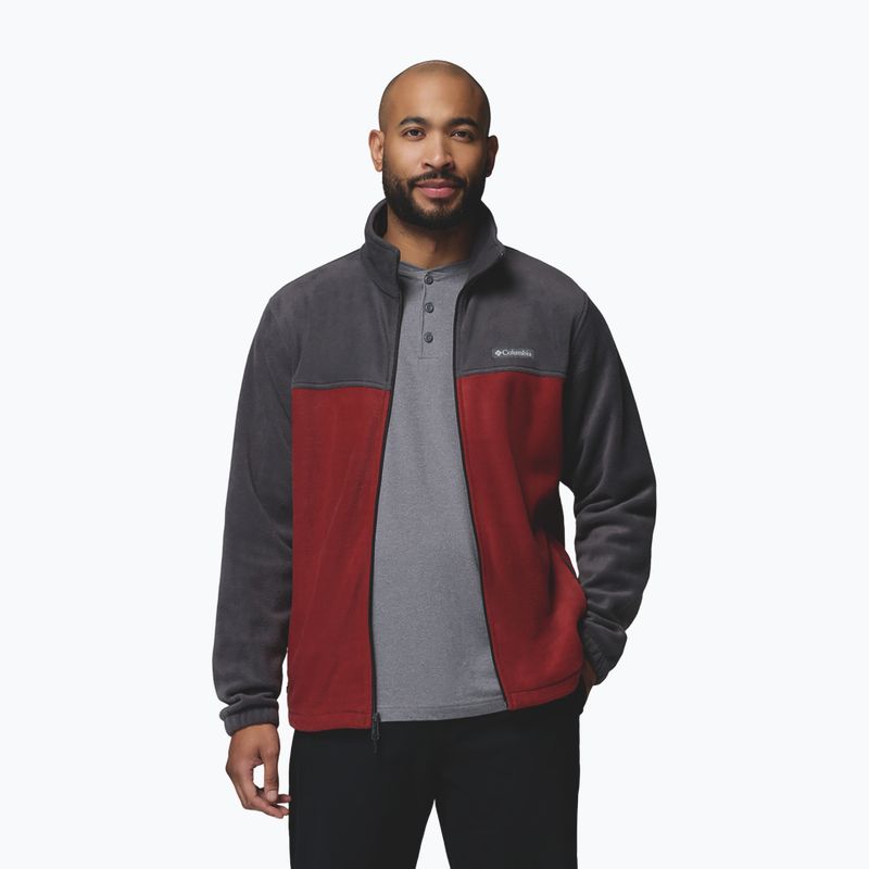 Мъжки поларен суитшърт Columbia Steens Mountain Full Zip 2.0 Shark/Red Oxide 4