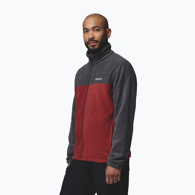 Мъжки поларен суитшърт Columbia Steens Mountain Full Zip 2.0 Shark/Red Oxide 5