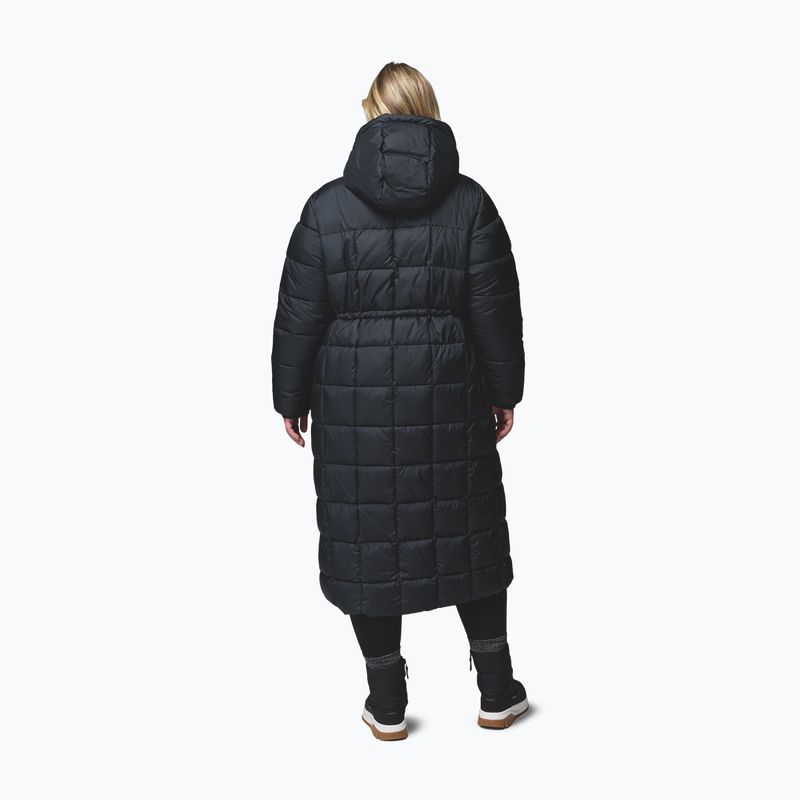 Дамско ватирано яке Columbia Puffect III Long black 2