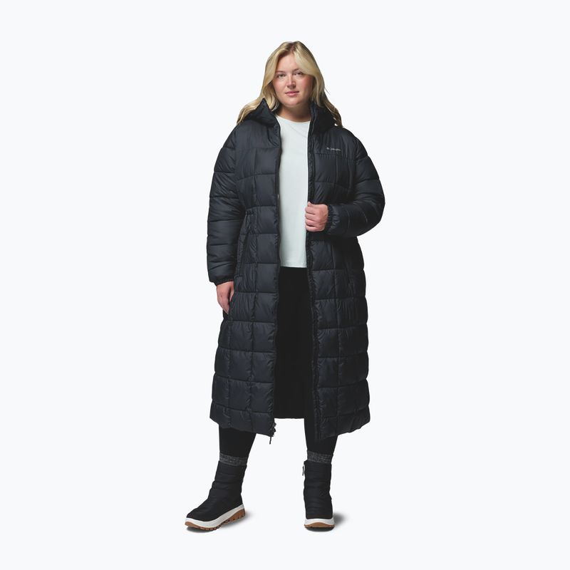 Дамско ватирано яке Columbia Puffect III Long black 3