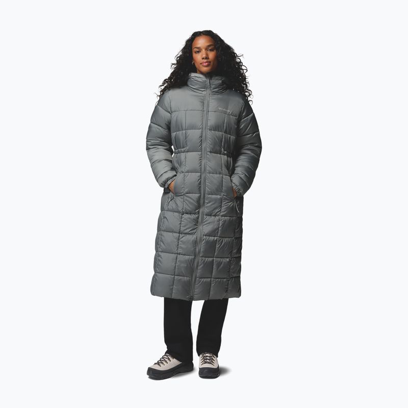 Дамско ватирано яке Columbia Puffect III Long sedona sage