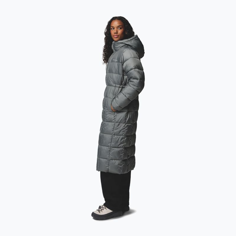 Дамско ватирано яке Columbia Puffect III Long sedona sage 5