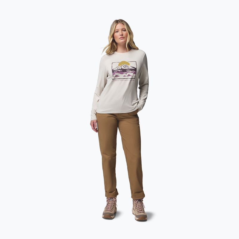 Дамска блуза с дълъг ръкав Columbia Parsons Point LS Graphic Tee dark stone heather/all terrain 2