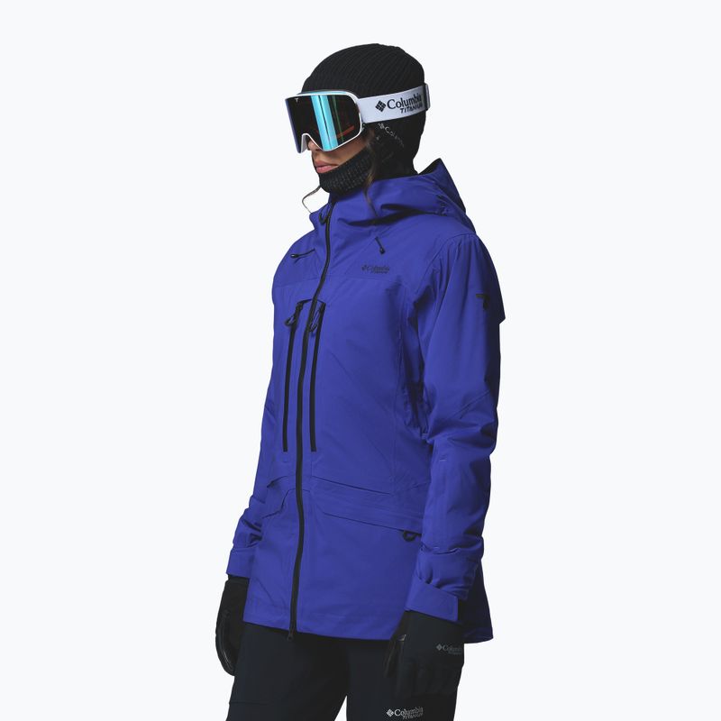 Дамско скиорско яке Columbia Platinum Peak Insulated purple quartz 4