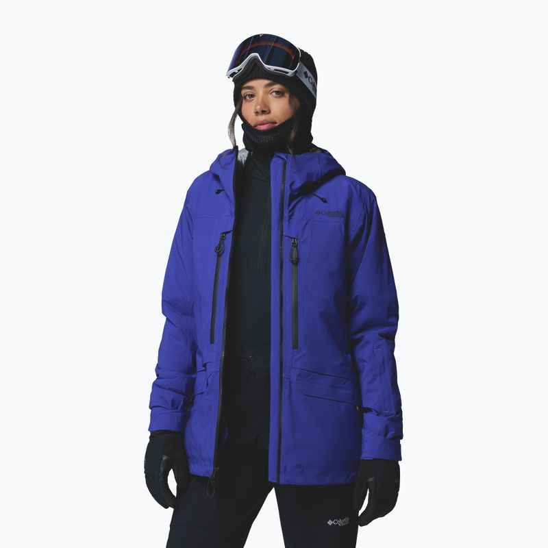 Дамско скиорско яке Columbia Platinum Peak Insulated purple quartz 5
