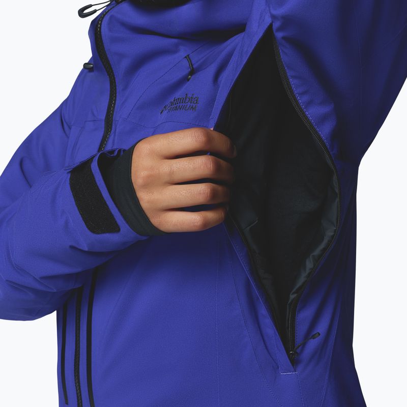 Дамско скиорско яке Columbia Platinum Peak Insulated purple quartz 9