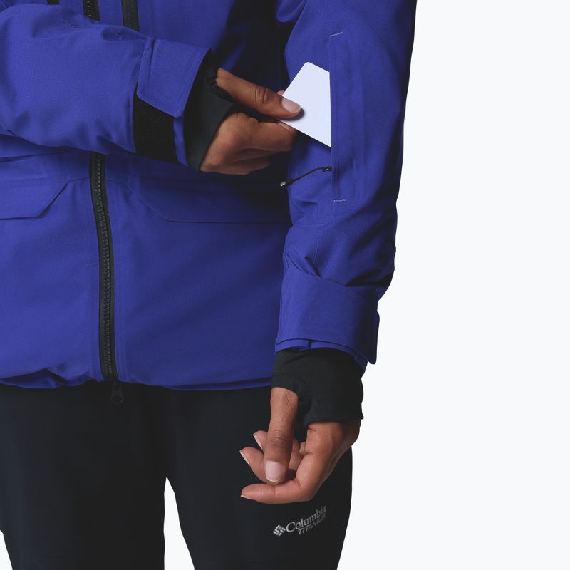Дамско скиорско яке Columbia Platinum Peak Insulated purple quartz 10