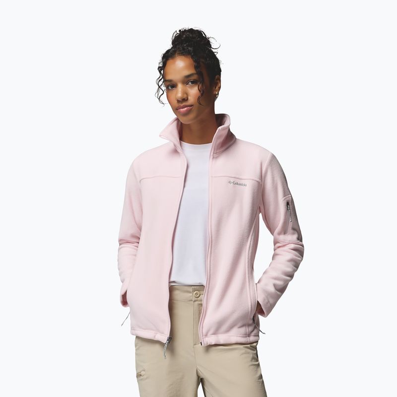 Дамски поларен суитшърт Columbia Fast Trek II powder pink 5