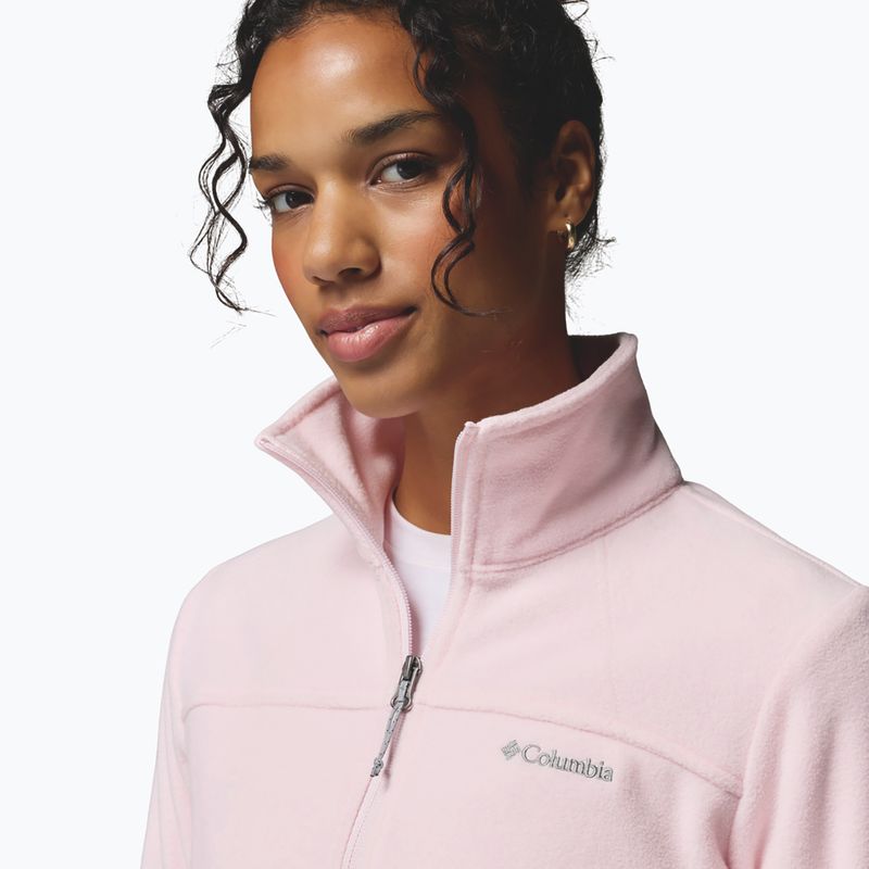 Дамски поларен суитшърт Columbia Fast Trek II powder pink 6