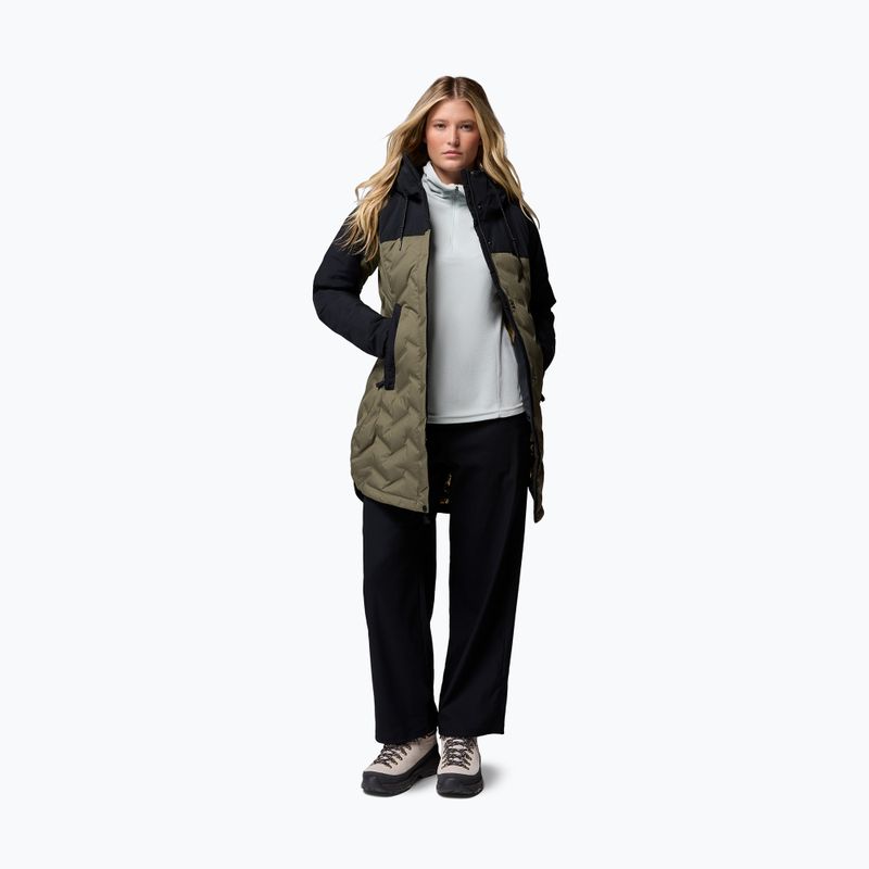 Дамско пухено палто Columbia Mountain Croo III Mid Down stone green/black 2