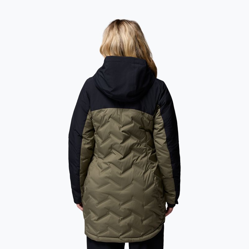 Дамско пухено палто Columbia Mountain Croo III Mid Down stone green/black 3