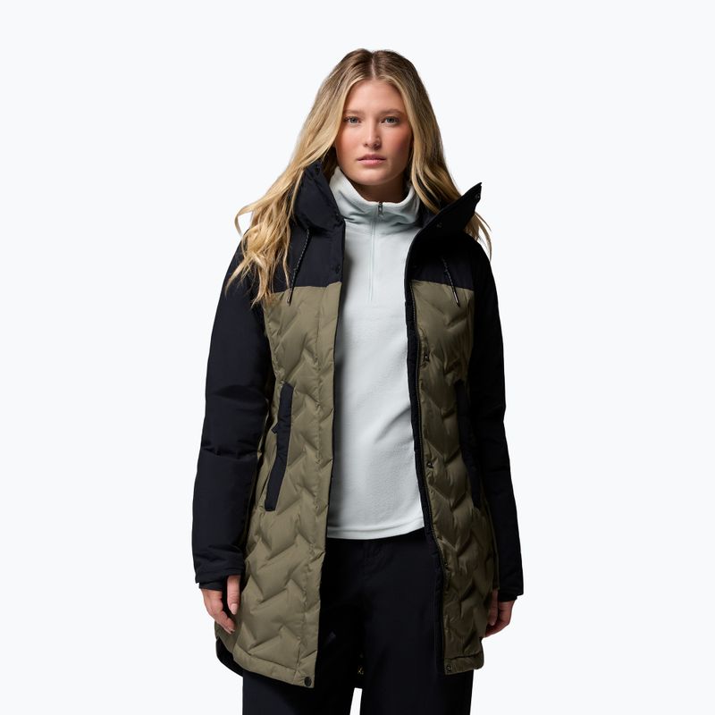 Дамско пухено палто Columbia Mountain Croo III Mid Down stone green/black 5