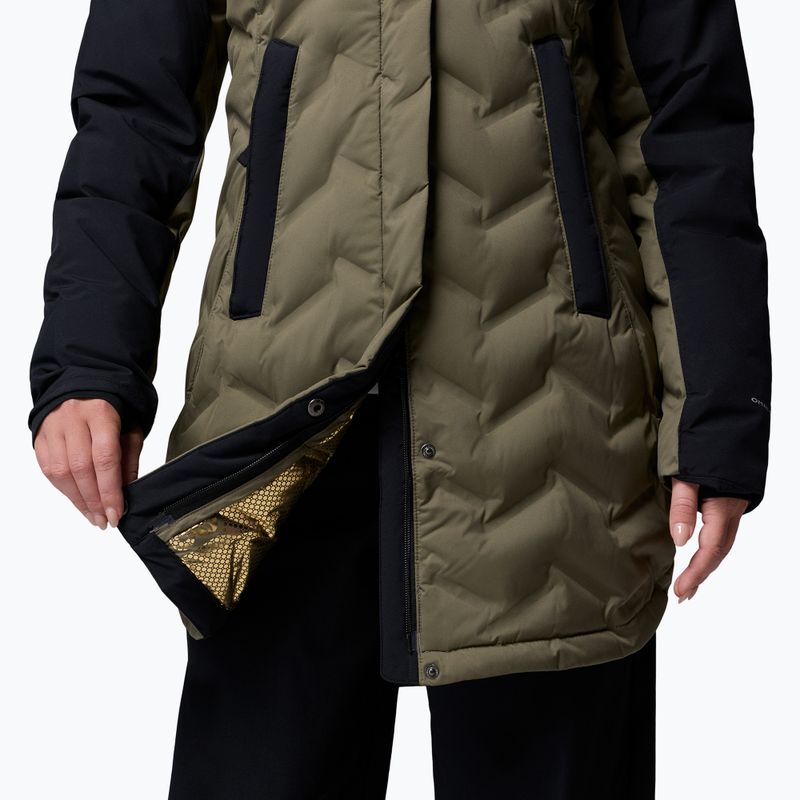 Дамско пухено палто Columbia Mountain Croo III Mid Down stone green/black 9