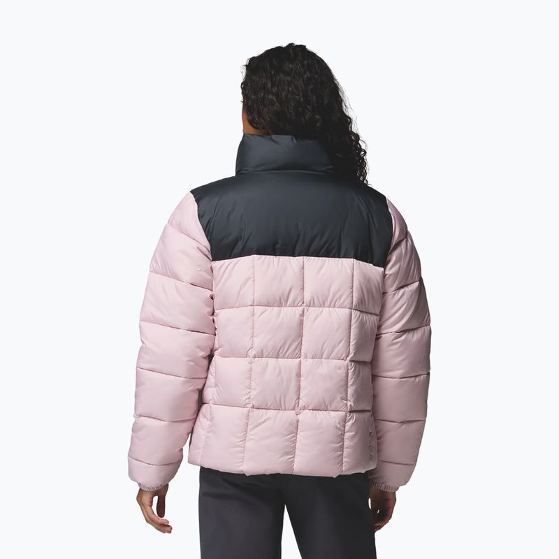Дамско ватирано яке Columbia Puffect III Full Zip mineral pink/black 3