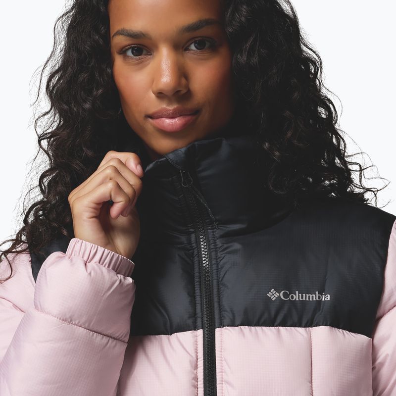 Дамско ватирано яке Columbia Puffect III Full Zip mineral pink/black 6