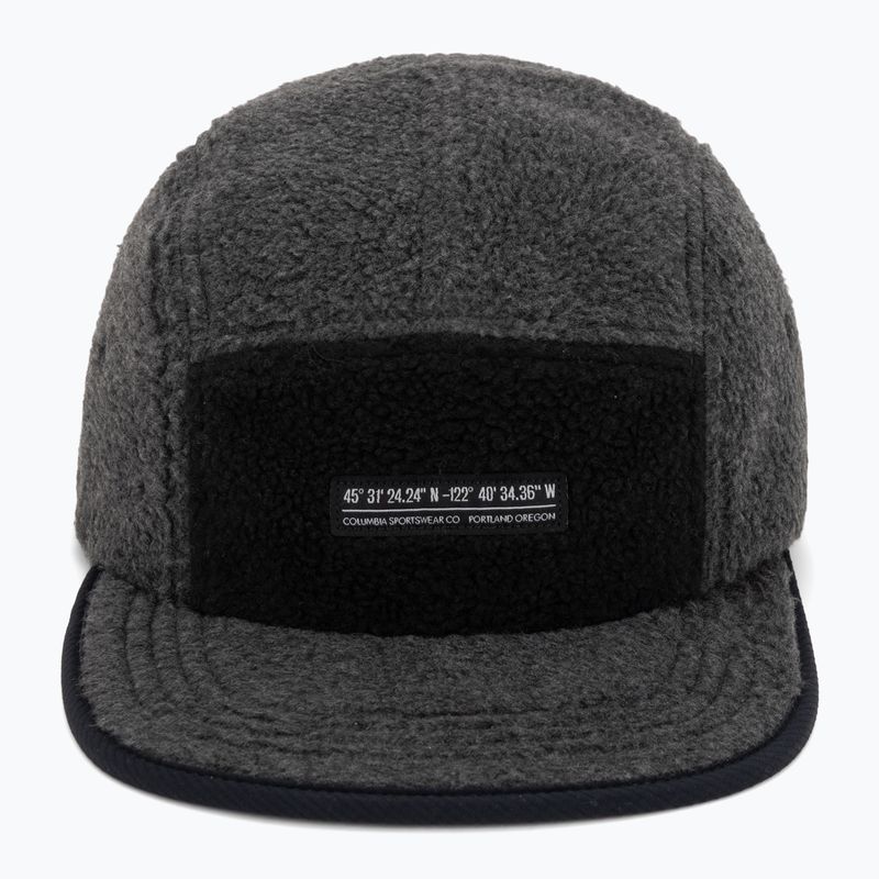 Шапка с козирка Columbia Creek Side Thermal 5 Panel charcoal heather fleece/black ripstop 2