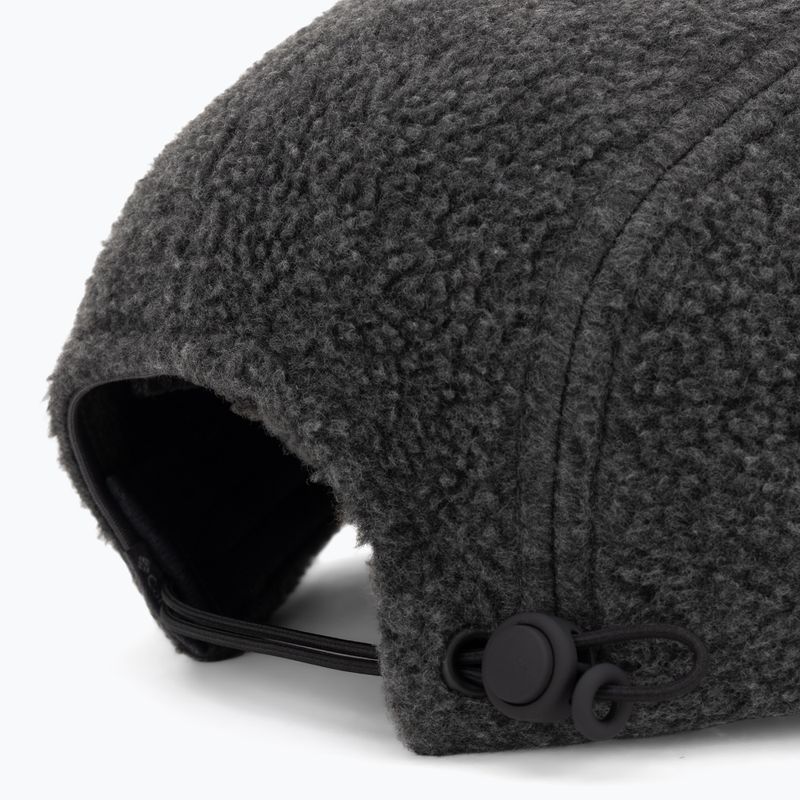 Шапка с козирка Columbia Creek Side Thermal 5 Panel charcoal heather fleece/black ripstop 4
