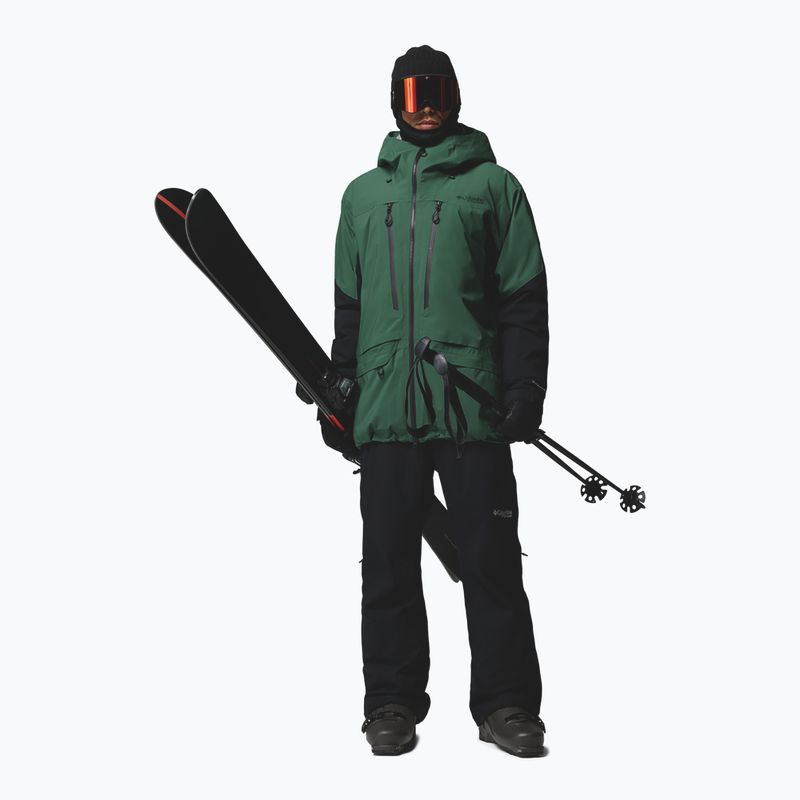 Мъжко скиорско яке Columbia Platinum Peak Insulated rain forest/black 2