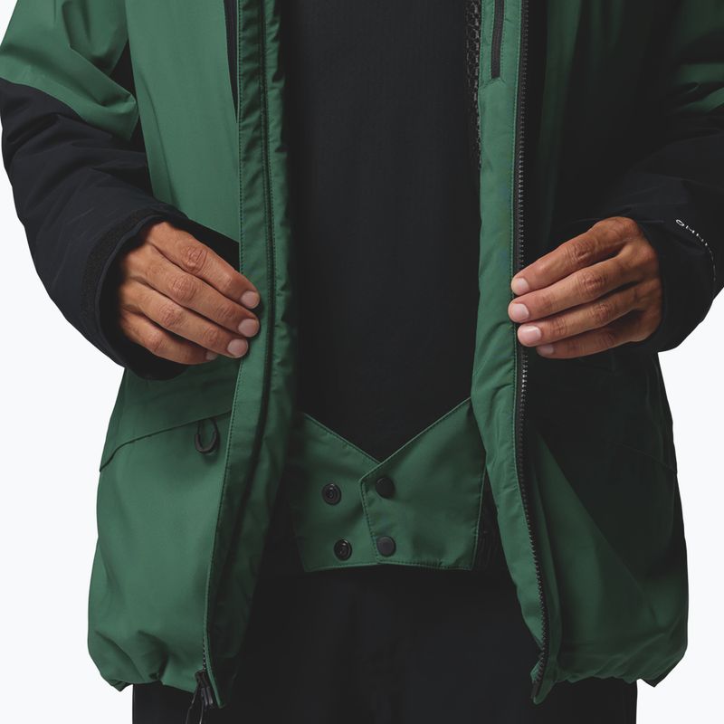 Мъжко скиорско яке Columbia Platinum Peak Insulated rain forest/black 9