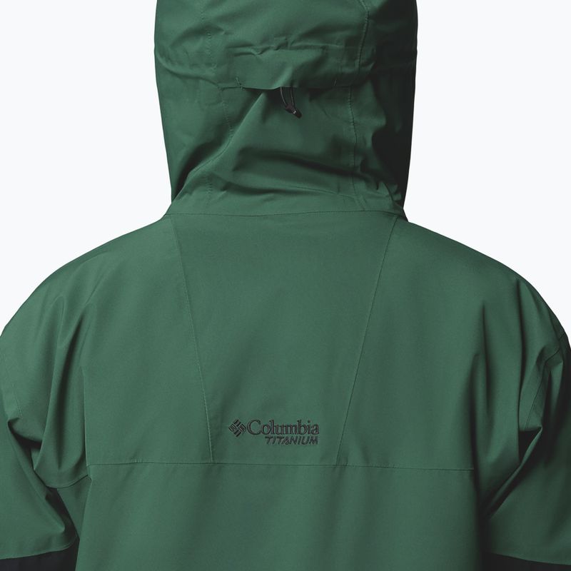 Мъжко скиорско яке Columbia Platinum Peak Insulated rain forest/black 12