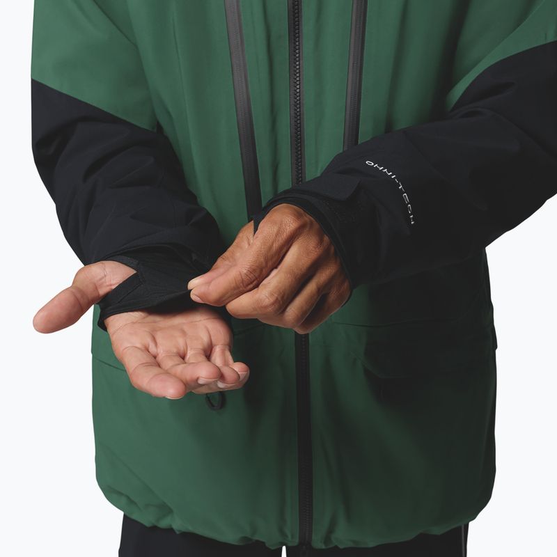 Мъжко скиорско яке Columbia Platinum Peak Insulated rain forest/black 5